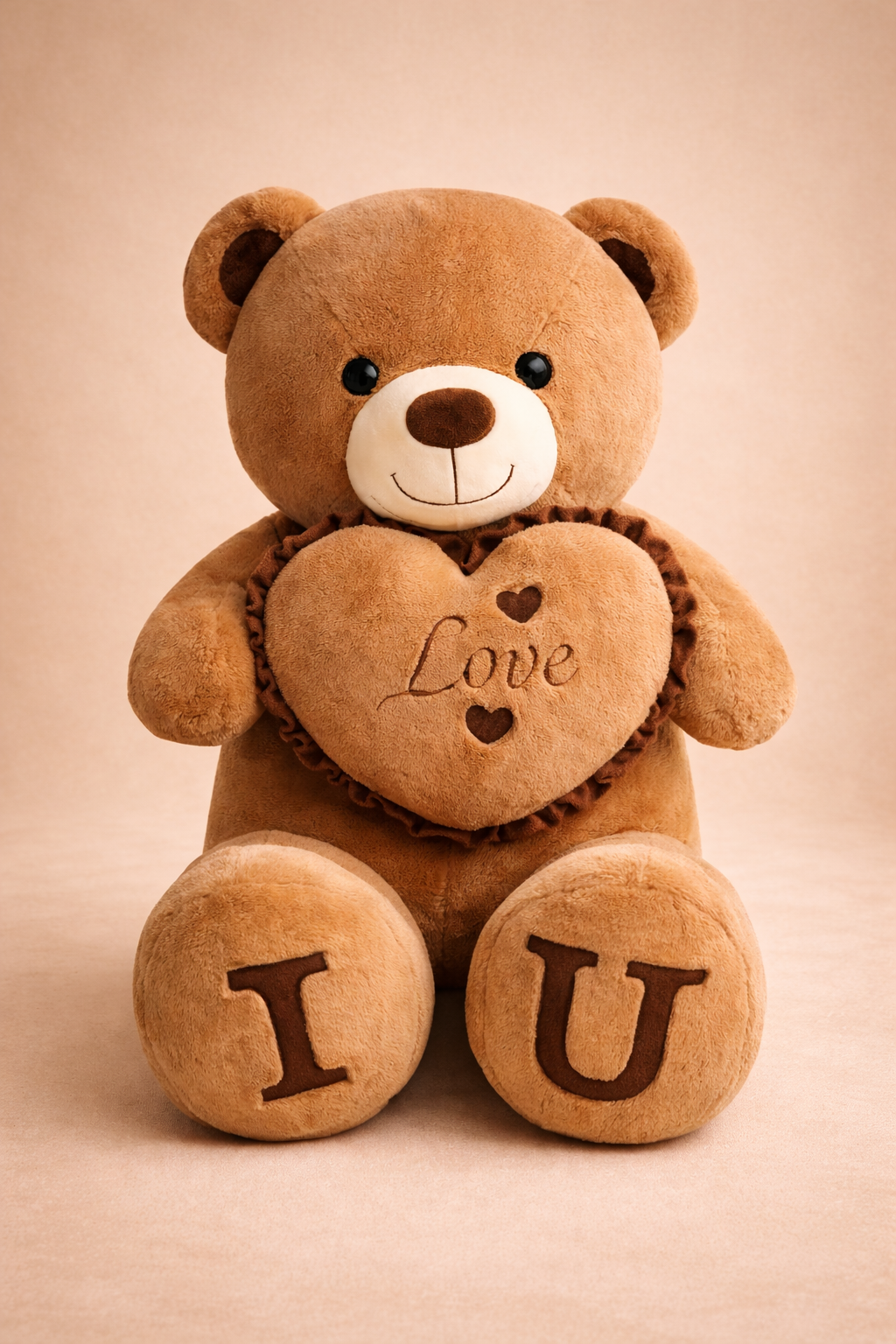 Ours en Peluche avec un Cœur 80/100 CM