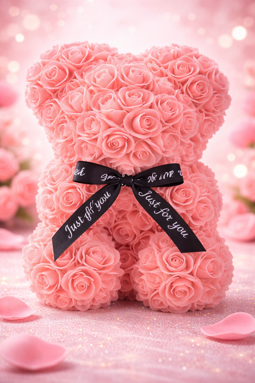 Ours en roses éternelles 