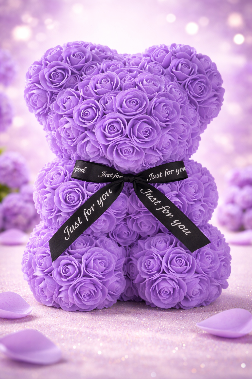 Ours en roses éternelles 