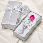 Rose en Verre de Cristal