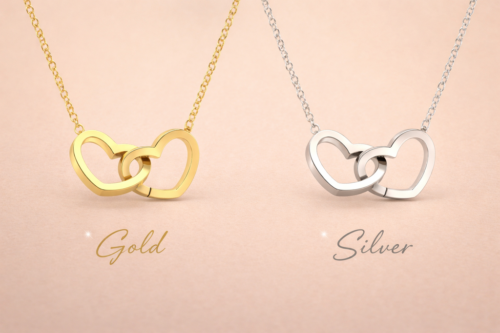 Teddy avec Rose Eternelle - Collier Gravé 